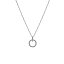 Collar con colgante pequeño y circular Lineargent